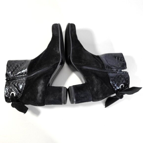 Shoe be Do Suede Ankle Boots Womens Size  4 EU 34 Made in Italy - Picture 12 of 14